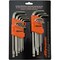 Dynamic 22Pcs SAE & Metric Ball End Long Hex Key Set, 3/64"-3/8" & 1.5mm-10mm D043212 - alternate 2